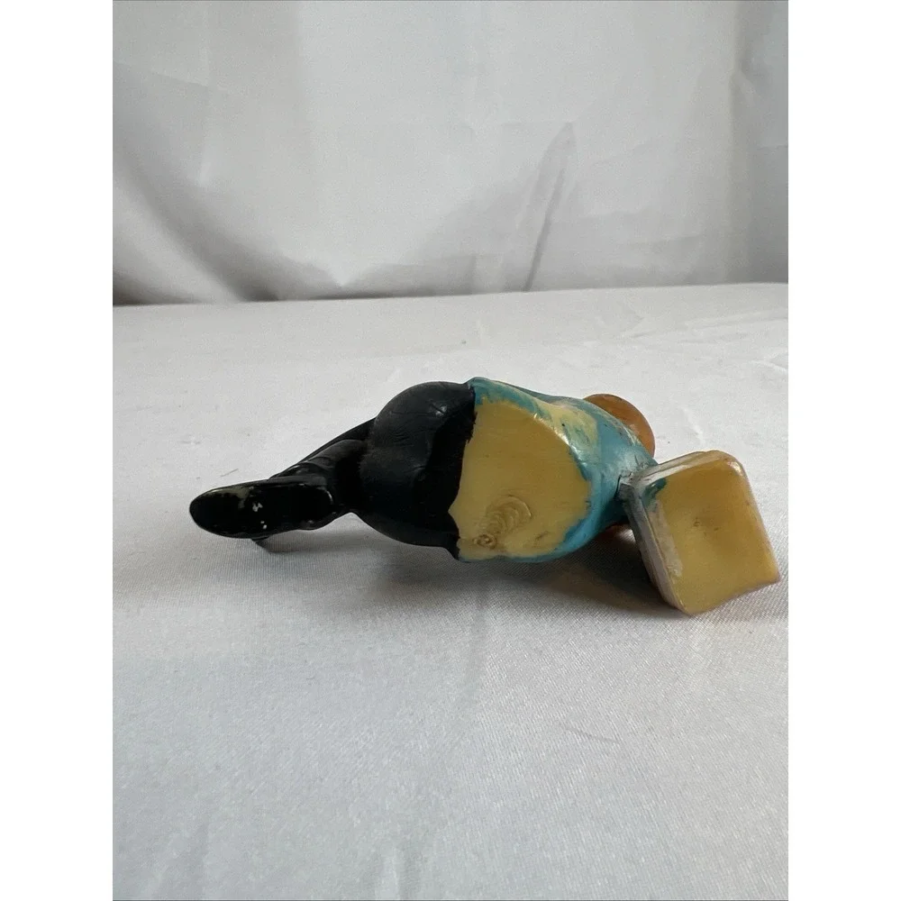 Vintage Wilton Cake Toppers 1950s Boy Talking On Phone Plastic Set 2